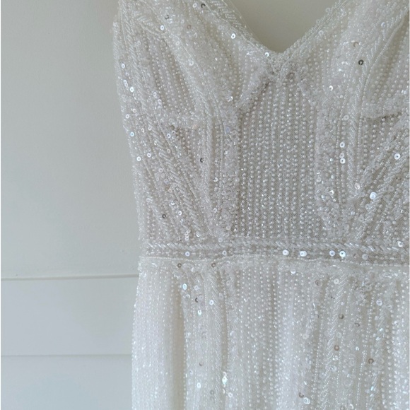 Custom made Pallas Couture wedding dress - Picture 2 of 9